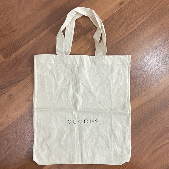 Authentic Gucci Canvas shopping bag NEW - Picture 5 of 8